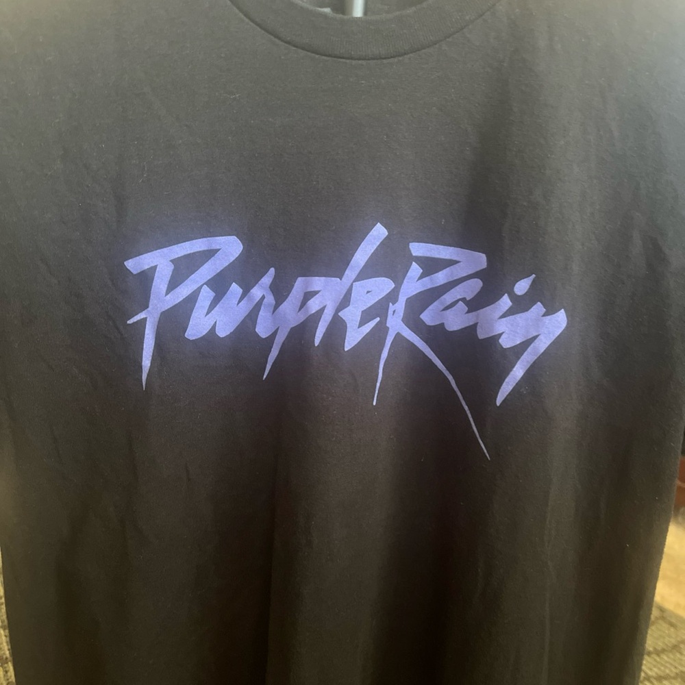 Prince Purple Rain Officially Licensed T Shirt Mens Size Small Black Graphic